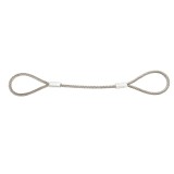 Cablu troliu ciochinar din otel 6x37 fi 16mm 1m cu 2 ochiuri