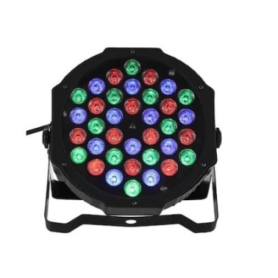 Proiector Par LED FOXMAG24, 36 LED-uri, Diverse Lumini, 110-220V, 50-120W, Design Compact, Usor de folosit, Modern, Negru foto