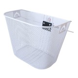 Cos fata biciclete HT-102-1, prindere fata pe pipa ghidon, culoare alb Cod:A110