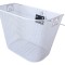Cos fata biciclete HT-102-1, prindere fata pe pipa ghidon, culoare alb Cod:A110
