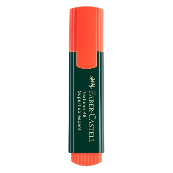 Evidențiator Faber Castell, Textliner 48, Culoare Portocaliu