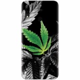 Husa silicon pentru Huawei P Smart 2019, Trippy Pot Leaf Green