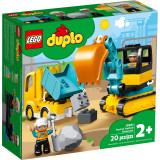 LEGO DUPLO - Camion si excavator pe senile 10931