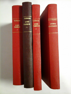 ISTORIA ROMANILOR - Constantin C.GIURESCU - 1935,1937,1942 - 4 Volume foto