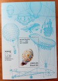 BRAZILIA -1983-Aniversare 200 ani de la prima ascensiune in stratosfera- Colita RARA -CAT. Yvert=30 e-MNH-NESTAMPVEZI SCAN