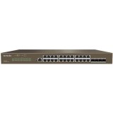 Switch TEG3328F 24 Ports L2 Managed 10/100/1000 Mbps, Tenda