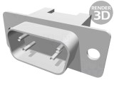 Mufă D-Sub 9P Tată pentru Cablu-Bandă IDC 1,27mm