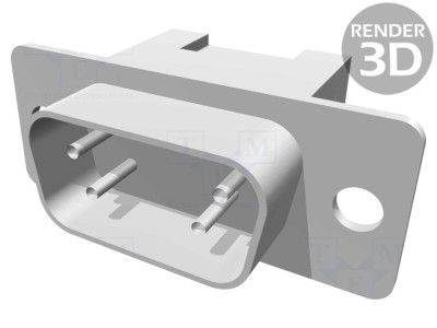 Conector D-Sub 9P tată IDC foto