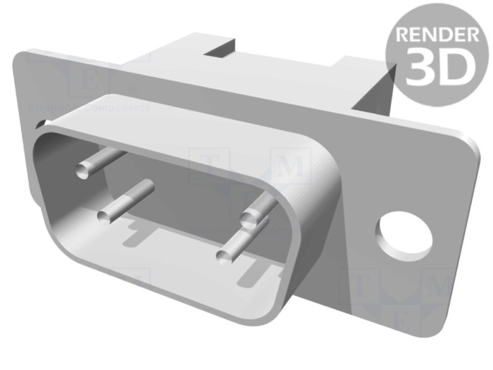 Conector D-Sub 9P tată IDC