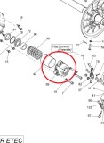Capac arc variator fata Ski-Doo SUMMIT X 800RE XM Cod Produs: MX_NEW 417222759SK