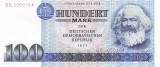 Bancnota Germania Democrata 100 Marci 1975 - P31a UNC ( Karl Marx - vezi descriere )