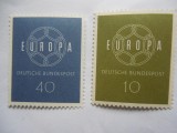 Serie timbre nestampilate Europa CEPT MNH, Nestampilat