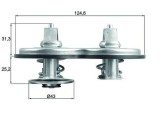 Termostat lichid racire Mercedes Actros MP4 / MP5, Antos, Arocs, Atego 3, Econic 2, Unimog Motor 1016, 1016 A, 1016 AK, 1016 K, 1016 KO, 1016 L,