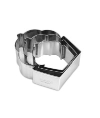 Set 3 sabloane, model briosa, inox, dimensiune 115x85x35mm ProChef Cookware foto