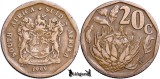 1995, 20 Cents (Hern#Ne6) - Africa de Sud