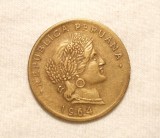 PERU 20 CENTAVOS 1964
