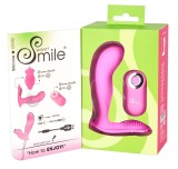 Vibrator punct G si prostata Smile Panty Vibe roz 11,7 cm