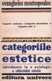 Cumpara ieftin Categoriile Estetice - Evanghelos Moutsopoulos - Tiraj: 3230 Exemplare