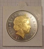 Bermuda, 5 Dollars 2003, Argint, KM#130, Excelenta, Elizabeth II, America Centrala si de Sud