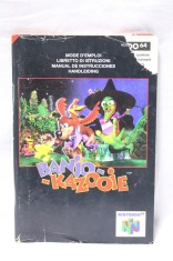 Manual joc Nintendo 64 N64 - Banjo Kazooie - limba franceza italiana spaniola olandeza