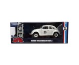 Masinuta metalica Herbie Volkswagen Beetle Disney, scara 1:24