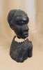 Statuetă tribală din lemn negru african