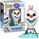 Figurina Funko POP! Disney: Olaf ca Ariel #1177, 10cm