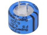 Supercondensator 0,22F 5,5V 5,08mm 25&Omega;