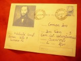 Carte Postala ilustrata - N.Balcescu - 150 Ani cod 188/69