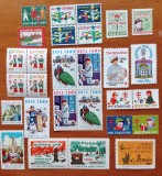 U.S.A-''VIGNETE-Traditionale de CRACIUN ''-LOT-28VAL.MNH--Nestamp.--Vezi-Scan