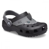 Saboți Crocs Fun Lab Classic I AM Shark Clog Negru - Black