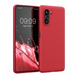 Husa Kwmobile pentru Xiaomi Mi 11i/Poco F3, Silicon, Rosu, 57026.208, Carcasa