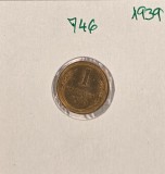 746 Uniunea Sovietica URSS Soviet Union Russia 1 Kopeck copeica 1939 Y#105