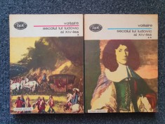 SECOLUL LUI LUDOVIC AL XIV-LEA - Voltaire (2 vol. BPT) foto