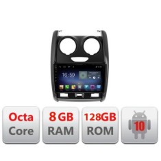 Navigatie DACIA DUSTER 2012-2019 F-157 Octa Core cu Android Radio Bluetooth Internet GPS WIFI DSP 8+128GB 4G CarStore Technology