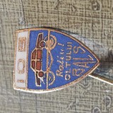 Insigna RALIUL OLTULUI BALS , anii 1970 , organizat in Bals de Intreprinderea de OSII si BOGHIURI