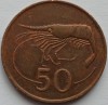 Islanda , 50 Aurar 1981, Europa