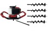 Motoforeza de pamant 2.5 CP motor 2 timpi 500B Verke V90041 2 Burghie