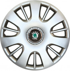 Set 4 Capace Roti Kerime R16, Potrivite Jantelor de 16 inch, Pentru Skoda, Model 407 foto