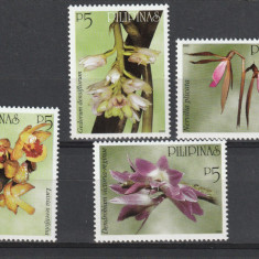 Pilipinas (Filipine) 2002-Flora,Orhidee,serie 4 valori dantelate,MNH.Mi.3367-70