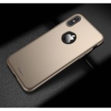 Husa pentru Apple iPhone X MyStyle iPaky Original Auriu acoperire completa 360 grade