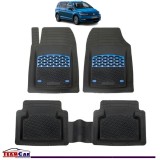 Covorașe Auto TeamCar&reg; Tip Tăviță Volkswagen Touran II (2015+) - Blue, Cauciuc