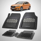 Cumpara ieftin Covorase Skoda Fabia IV Compatibile Hatchback 2021-2025 | Silver