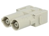 Conector HDC Han-Modular 2 PIN 70A 1000V 6-16mm2