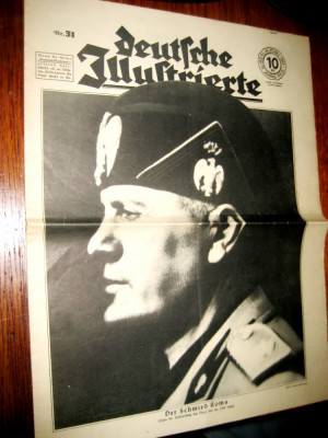 B79-I-ww2-Deutsche Illustrierte-Revista nazista propaganda 3 Reich-27 Iulie 1943 foto