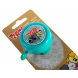 Clopot de bicicleta Woezel &amp; Pip, culoare turcoaz Cod:802