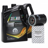 Set 2 Buc Ulei Motor Selenia WR Pure Energy 5W-30 5L 70205MF2EU + Filtru Ulei Oe Fiat 71749828