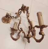 Candelabru bronz cu 3 brațe