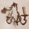 Candelabru bronz cu 3 brațe