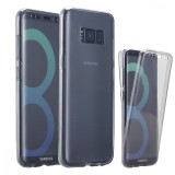 Husa Full TPU 360&deg; (fata + spate) pentru Samsung Galaxy S8 Plus, Transparent